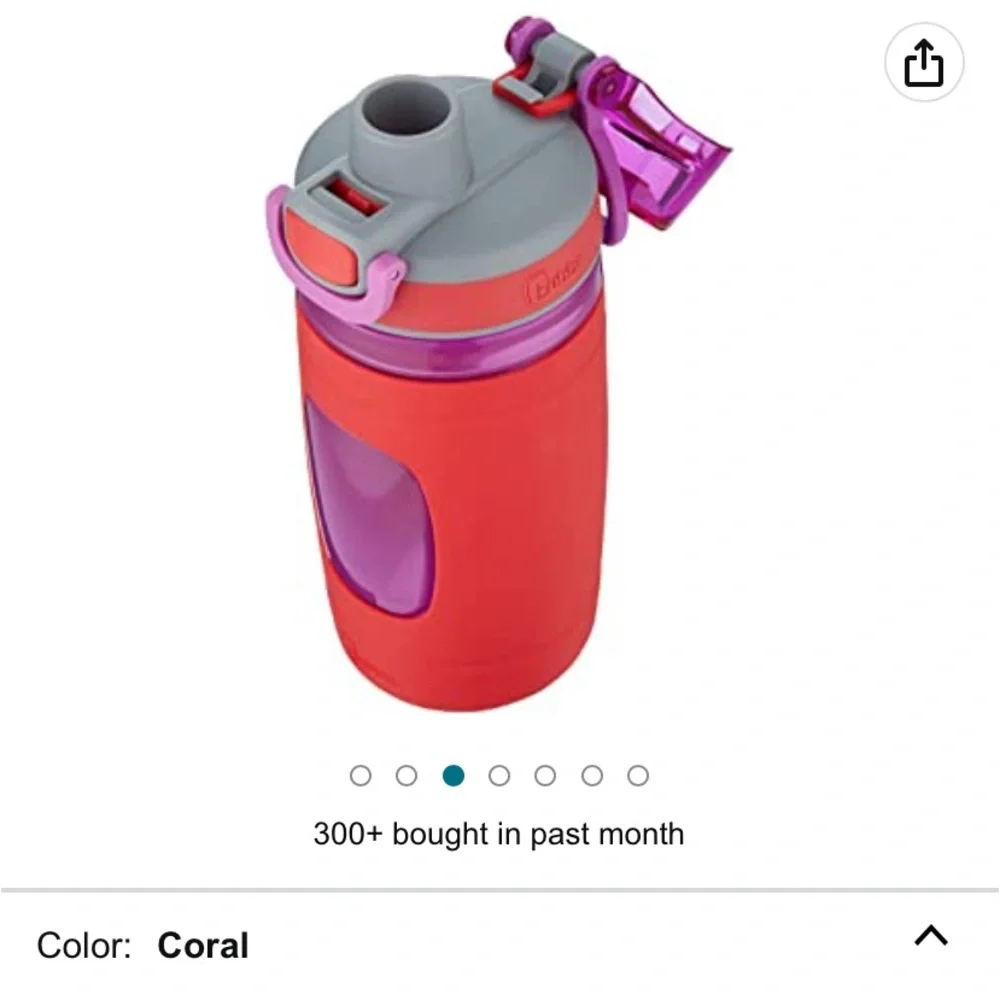 2 Bubba FLO Refresh Kids Cup Leak Proof Coral Reef 16oz New